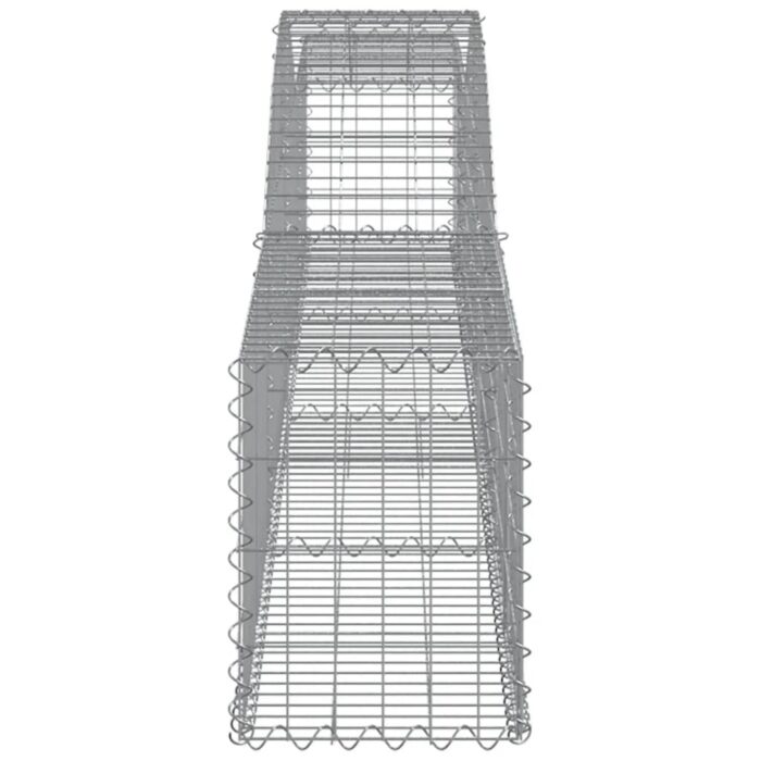 Paniers à gabions arqués 7 pcs 400x30x40/60 cm Fer galvanisé – Image 3