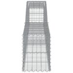 Paniers à gabions arqués 9 pcs 400x30x40/60 cm Fer galvanisé – Image 3