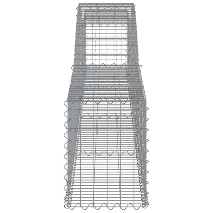 Paniers à gabions arqués 9 pcs 400x30x40/60 cm Fer galvanisé – Image 3