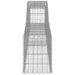 Paniers à gabions arqués 15 pcs 400x30x40/60 cm Fer galvanisé – Image 3