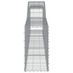 Paniers à gabions arqués 7 pcs 400x30x60/80 cm Fer galvanisé – Image 3