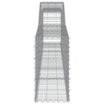 Paniers à gabions arqués 9 pcs 400x30x60/80 cm Fer galvanisé – Image 3
