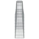 Paniers à gabions arqués 9 pcs 400x30x80/100 cm Fer galvanisé – Image 3