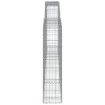 Paniers à gabions arqués 9 pcs 400x30x120/140 cm Fer galvanisé – Image 3