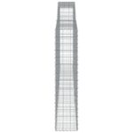 Paniers à gabions arqués 3 pcs 400x30x140/160 cm Fer galvanisé – Image 3