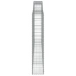 Paniers à gabions arqués 7 pcs 400x30x160/180 cm Fer galvanisé – Image 3