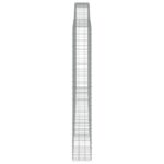 Paniers à gabions arqués 3 pcs 400x30x220/240 cm Fer galvanisé – Image 3
