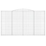 Paniers à gabions arqués 5 pcs 400x30x220/240 cm Fer galvanisé – Image 2