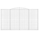 Paniers à gabions arqués 7 pcs 400x30x220/240 cm Fer galvanisé – Image 2
