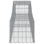Paniers à gabions arqués 5 pcs 400x50x40/60 cm Fer galvanisé – Image 3