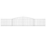 Paniers à gabions arqués 7 pcs 400x50x60/80 cm Fer galvanisé – Image 2