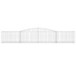 Paniers à gabions arqués 25 pcs 400x50x60/80 cm Fer galvanisé – Image 2
