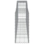 Paniers à gabions arqués 9 pcs 400x50x100/120 cm Fer galvanisé – Image 3