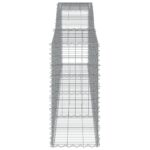 Paniers à gabions arqués 15 pcs 400x50x100/120 cm Fer galvanisé – Image 3