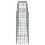 Paniers à gabions arqués 5 pcs 400x50x120/140 cm Fer galvanisé – Image 3