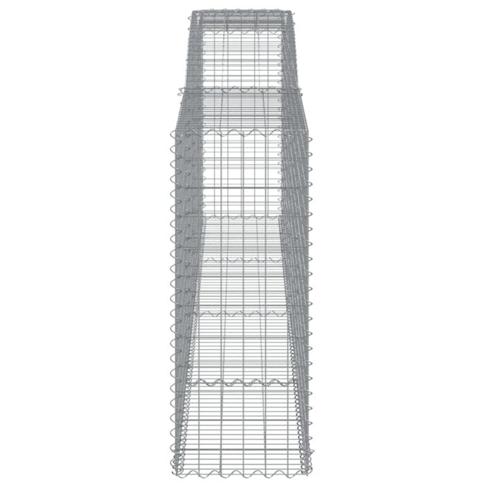 Paniers à gabions arqués 5 pcs 400x50x120/140 cm Fer galvanisé – Image 3
