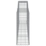 Paniers à gabions arqués 7 pcs 400x50x120/140 cm Fer galvanisé – Image 3