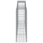 Paniers à gabions arqués 5 pcs 400x50x140/160 cm Fer galvanisé – Image 3