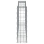 Paniers à gabions arqués 7 pcs 400x50x160/180 cm fer galvanisé – Image 3