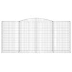 Paniers à gabions arqués 3 pcs 400x50x180/200 cm Fer galvanisé – Image 2