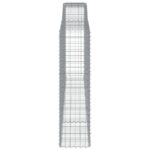 Paniers à gabions arqués 5 pcs 400x50x180/200 cm Fer galvanisé – Image 3