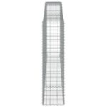 Paniers à gabions arqués 7 pcs 400x50x180/200 cm Fer galvanisé – Image 3