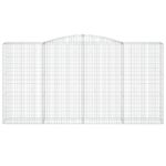 Paniers à gabions arqués 7 pcs 400x50x200/220 cm Fer galvanisé – Image 2