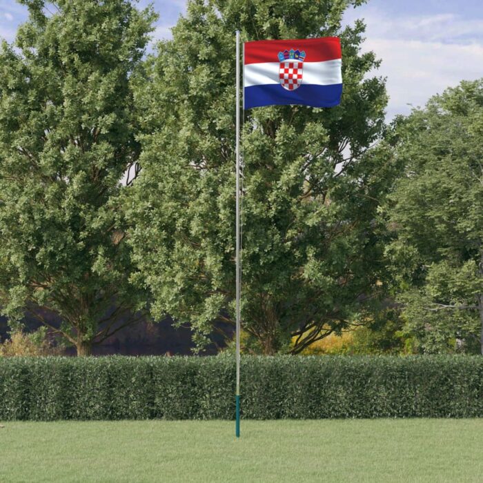 VXL8720845576813_m_en_hd_1.jpg Drapeau de la Croatie et mât 6,23 m Aluminium – Image 1