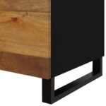 Table basse 80x50x40 cm Bois de manguier solide et d'ingénierie – Image 7