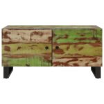 Table basse 80x50x40 cm Bois de récupération et d'ingénierie – Image 2