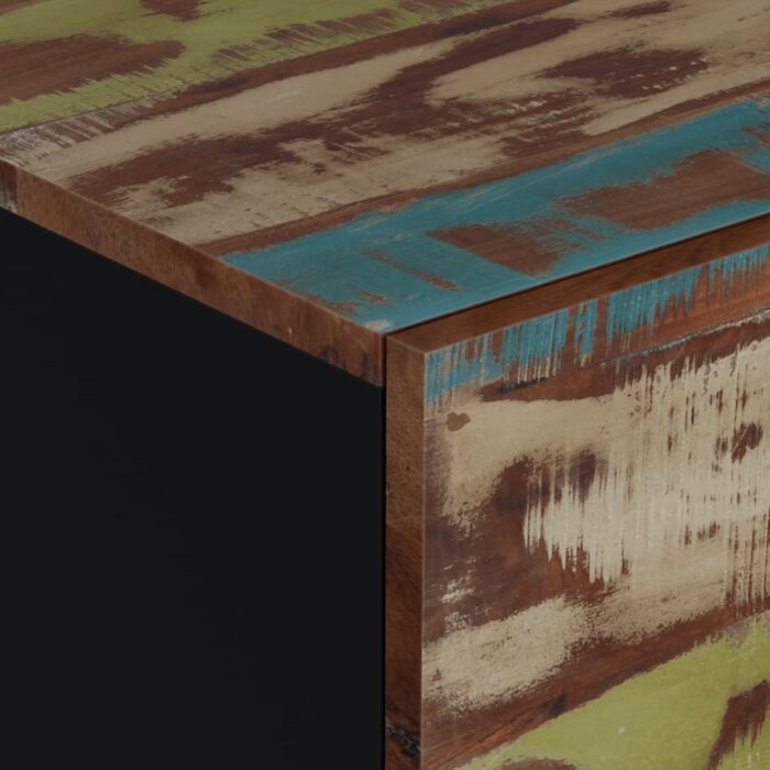 Table basse 80x50x40 cm Bois de récupération et d'ingénierie – Image 5