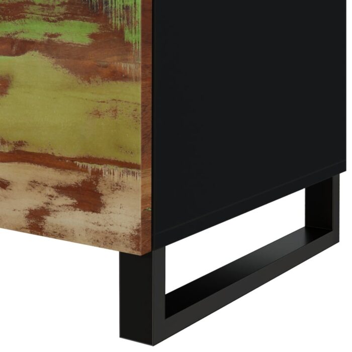 Table basse 80x50x40 cm Bois de récupération et d'ingénierie – Image 6