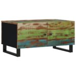 Table basse 80x50x40 cm Bois de récupération et d'ingénierie – Image 8