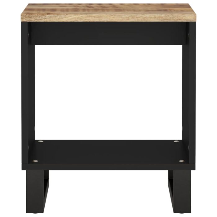 Table basse 40x31x46 cm Bois de manguier solide et d'ingénierie – Image 2