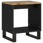 Table basse 40x31x46 cm Bois de manguier solide et d'ingénierie – Image 8