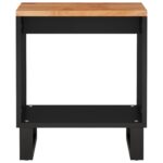 Table basse 40x31x46 cm Bois d'acacia solide et d'ingénierie – Image 2