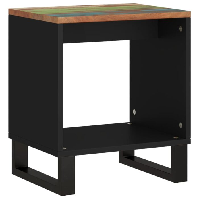 Table basse 40x31x46 cm Bois de récupération et d'ingénierie – Image 11
