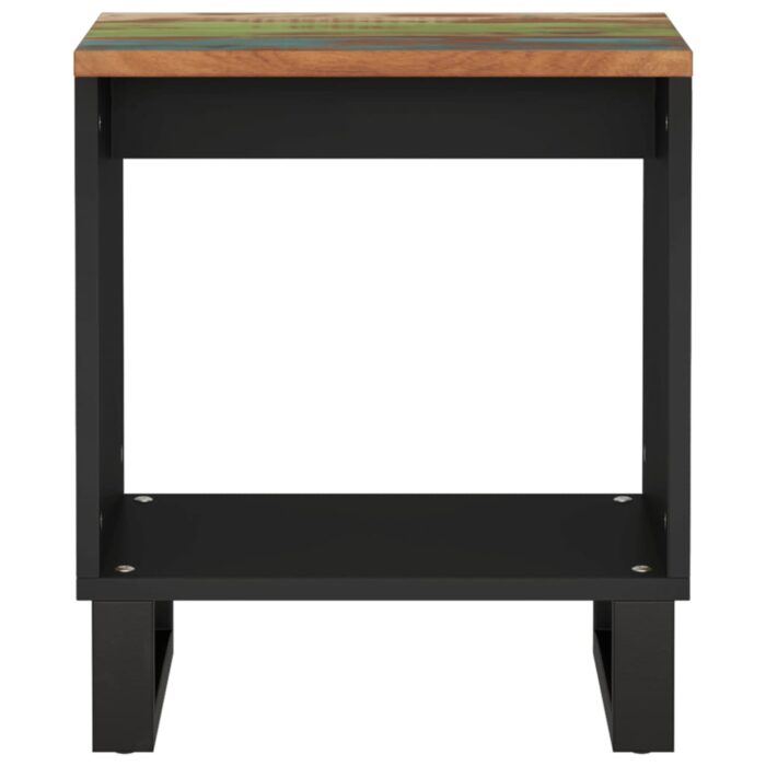 Table basse 40x31x46 cm Bois de récupération et d'ingénierie – Image 2