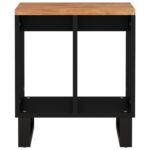 Table d'appoint 40x31x46cm Bois d'acacia solide et d'ingénierie – Image 2
