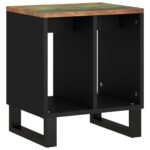 Table d'appoint 40x31x46cm Bois de récupération et d'ingénierie – Image 10