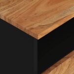 Table de chevet Bois d'acacia solide et d'ingénierie – Image 5