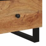 Table de chevet Bois d'acacia solide et d'ingénierie – Image 6