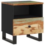 Table de chevet Bois de récupération et d'ingénierie – Image 11