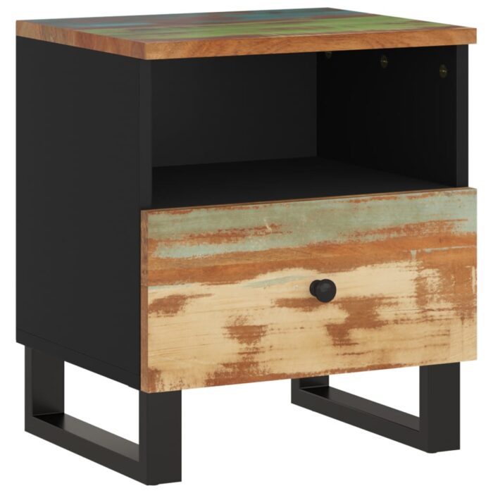 Table de chevet Bois de récupération et d'ingénierie – Image 11
