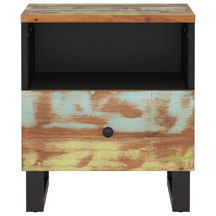 Table de chevet Bois de récupération et d'ingénierie – Image 2