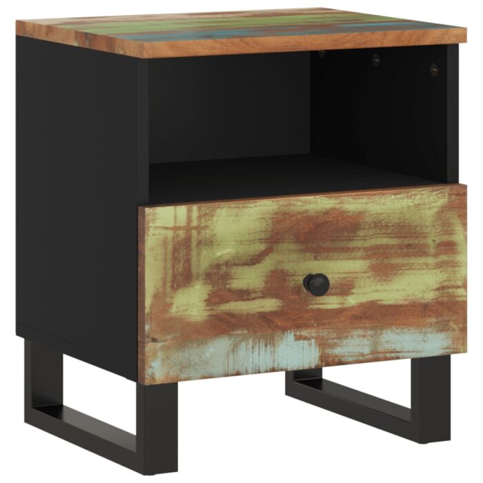 Table de chevet Bois de récupération et d'ingénierie – Image 9