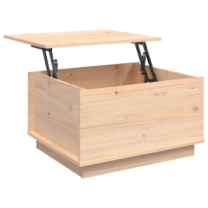 Table basse 60x50x35 cm Bois massif de pin – Image 6