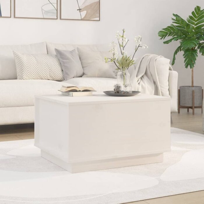 VXL8720845579180_m_en_hd_1.jpg Table basse Blanc 60x50x35 cm Bois massif de pin – Image 1
