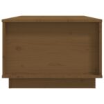 Table basse Marron miel 100x50x35 cm Bois massif de pin – Image 5