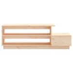 Table basse 120x50x40,5 cm Bois massif de pin – Image 3